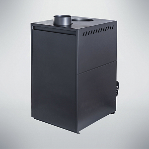 Печь-Камин Варвара "ГАРМОНИЯ 1309 ЧЕРНЫЙ" (new) (Стальная 3D футеровка)